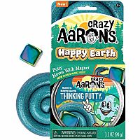 Magnetic Storm - Happy Earth - Crazy Aaron's Thinking Putty  