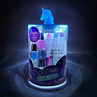 LED Glow Spa Jar - Blue Unicorn