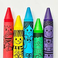House of Crayons with Coloring Book