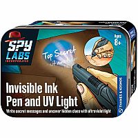 Spy Labs: Invisible Ink Pen And UV Light