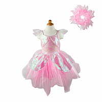 Iridescent Fairy Dress with Halo - Size 5-6  
