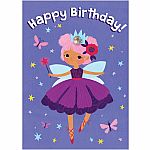 Fairy with Jewel Birthday Card