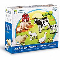 Jumbo Farm Animals: Mommas and Babies.  