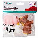 Tootsie Baby Bath Squirters - Farm Animals 