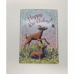 Fawn Birthday Card 