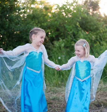 queen ice gown crystal sense toy dress