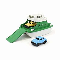 Green Ferry Boat with Mini Cars