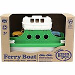 Green Ferry Boat with Mini Cars