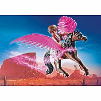 Playmobil: The Movie - Marla and Del with Flying Horse - Retired