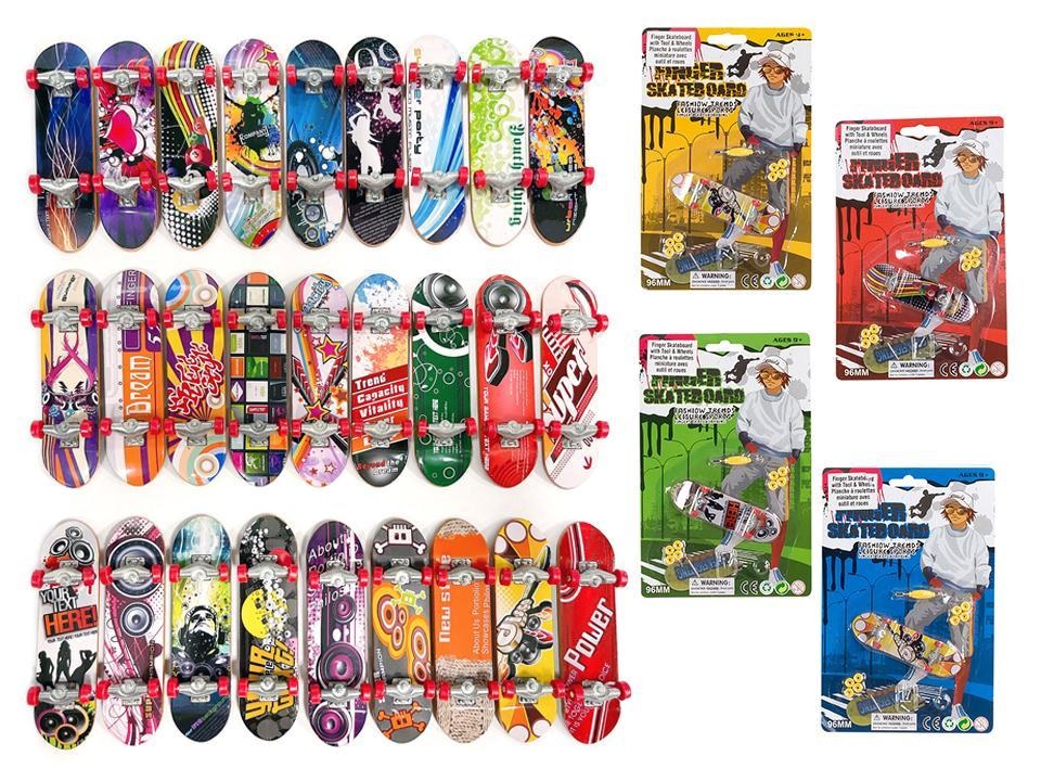 Finger Skateboard with Tool Assortment Toy Sense