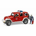 Jeep Rubicon Fire Rescue with Fireman