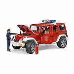 Jeep Rubicon Fire Rescue with Fireman