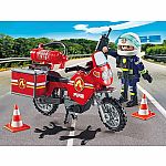 Action Heroes: Fire Motorcycle and Oil Spill