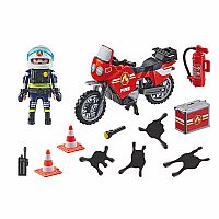 Action Heroes: Fire Motorcycle and Oil Spill