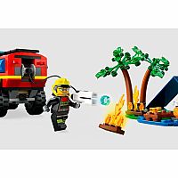 City: 4x4 Fire Truck with Rescue Boat.