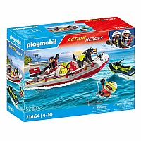 Action Heroes: Fireboat with Aqua Scooter