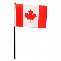 Mini Canadian Flags - 4 Pack