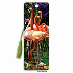 Flamingos - 3D Bookmark