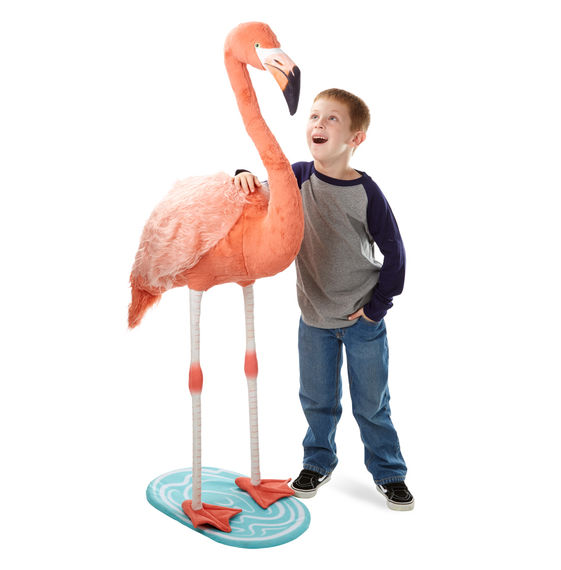 Lifelike Plush Flamingo Stuffed Animal - Toy Sense