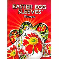 Easter Egg Sleeves: Traditional, Flowers -  Assorted.