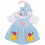 Doll Blue Striped Dress - Medium