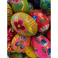 Easter Egg Wooden Flower Design