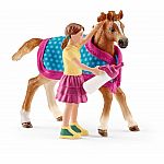 Foal With Blanket Playset