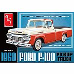 1960 Ford F-100 Pickup with Trailer Model Kit 