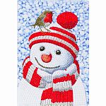 Crystal Art Notebook - Friendly Snowman