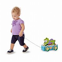 First Play Friendly Frogs Pull Toy. 