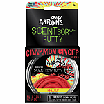 Fired Up Cinnamon Ginger SCENTsory Putty - Crazy Aaron's Thinking Putty