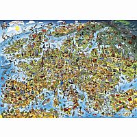 This is Europe 1000 Piece Puzzle