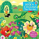 The Garden - Book and 3 Jigsaw Puzzles - Usborne 