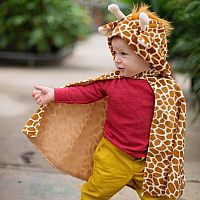 Giraffe Toddler Cape, Size 2-3. 