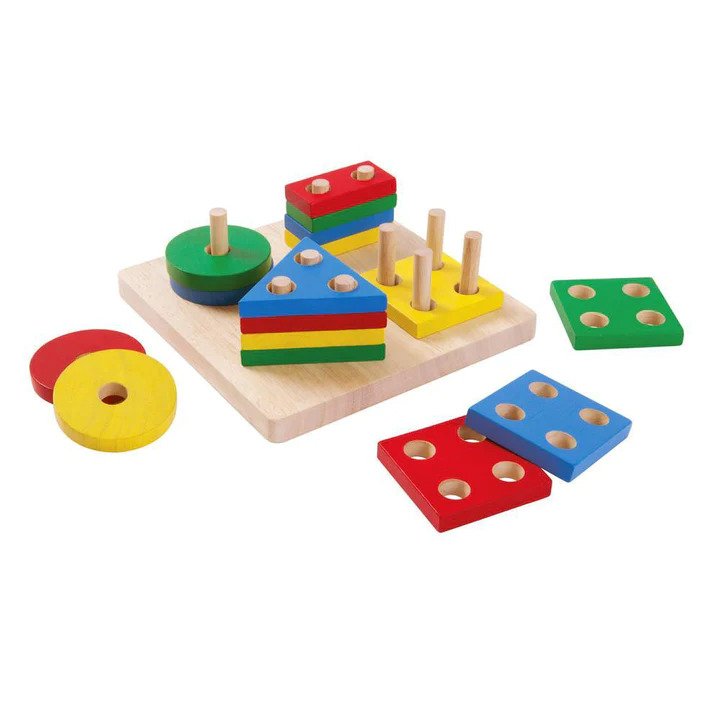 Geometric Sorting Box Plan Toys Toy Sense
