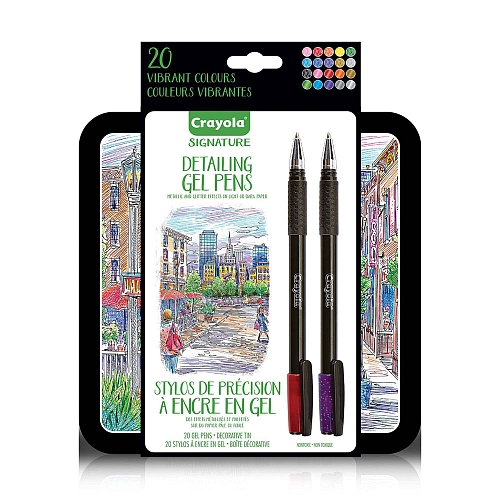 Crayola 20 Signature Detailing Gel Pens. Toy Sense