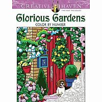 Creative Haven - Glorious Gardens Colour By Number 