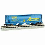 Alberta 4 Bay Cylindrical Grain Hopper - N Scale