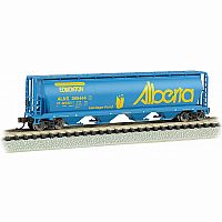 Alberta 4 Bay Cylindrical Grain Hopper - N Scale