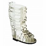 Gold Tall Gladiator Sandals for 18" Doll