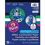 Glitter Construction Paper Pad