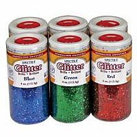 6 Colour Assortment Glitter Crystals  