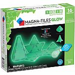 Magna-Tiles Glow in the Dark Solid - 16 Pieces