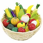 Wooden Fruit and Vegetable Basket