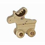 Wooden Push-Along Animal - Moose