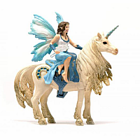 Bayala - Fairy Eyela on Golden Unicorn  