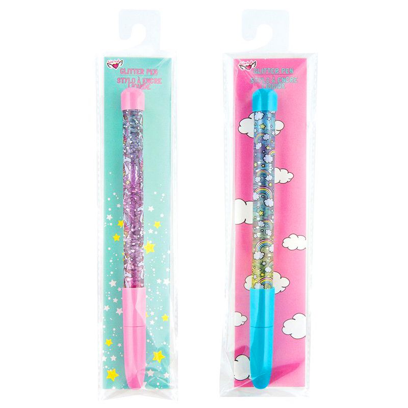 Unicorns & Rainbows Liquid Glitter Pen Toy Sense