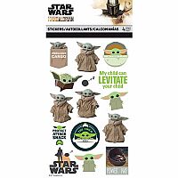 Star Wars The Mandalorian Stickers - 4 Sheets.