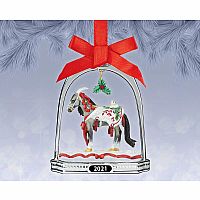 Breyer Horses 2021 Holiday Collection Stirrup Ornament - Arctic Grandeur.