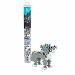 Plus-Plus Mini Maker Tube: Gray Wolf